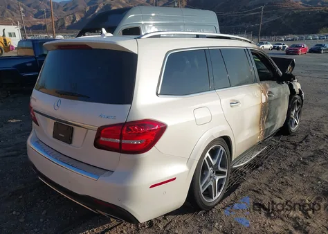 2017 Mercedes-Benz Gls 550 4Matic z USA, uszkodzony, nr VIN 4JGDF7DE8HA803526